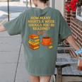 Reading 67 Meme English Teacher 6 7 Book Lover Humor Women's Comfort Colors T-Shirt Back Print Moss Reading 67 Meme English Teacher 6 7 Book Lover Humor Women's Comfort Colors T-Shirt Back Print Moss