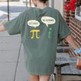 Get Real Be Rational Shirt Pi Math Teacher Geek Women's Comfort Colors T-Shirt Back Print Moss Get Real Be Rational Shirt Pi Math Teacher Geek Women's Comfort Colors T-Shirt Back Print Moss