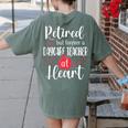 Retired Daycare Teacher Retirement For Daycare Teacher Women's Comfort Colors T-Shirt Back Print Moss Retired Daycare Teacher Retirement For Daycare Teacher Women's Comfort Colors T-Shirt Back Print Moss