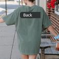 Retro ABCD Teacher Tour Kindergarten Teacher Back To School Women's Comfort Colors T-Shirt Back Print Moss