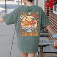 Retro Fall In Love With Learning Pumpkin Leaf Teacher Autumn Women's Comfort Colors T-Shirt Back Print Moss Retro Fall In Love With Learning Pumpkin Leaf Teacher Autumn Women's Comfort Colors T-Shirt Back Print Moss