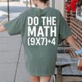 Retro Do The Math Teacher For Men Women Kid Boy Girl Women's Comfort Colors T-Shirt Back Print Moss Retro Do The Math Teacher For Men Women Kid Boy Girl Women's Comfort Colors T-Shirt Back Print Moss