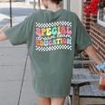 Retro Special Education Squad Groovy Dream Team SPED Teacher Women's Comfort Colors T-Shirt Back Print Moss Retro Special Education Squad Groovy Dream Team SPED Teacher Women's Comfort Colors T-Shirt Back Print Moss