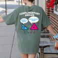 Right Acute Triangle Math Teacher Cool Geometry Women's Comfort Colors T-Shirt Back Print Moss Right Acute Triangle Math Teacher Cool Geometry Women's Comfort Colors T-Shirt Back Print Moss
