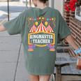 Ringmaster Teacher Circus Party Ringmaster Carnival Women's Comfort Colors T-Shirt Back Print Moss Ringmaster Teacher Circus Party Ringmaster Carnival Women's Comfort Colors T-Shirt Back Print Moss
