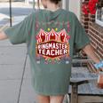 Ringmaster Teacher Costume – Carnival Birthday Style Women's Comfort Colors T-Shirt Back Print Moss