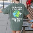 Rotation Of The Earth Makes My Day Science Teacher Earth Day Women's Comfort Colors T-Shirt Back Print Moss Rotation Of The Earth Makes My Day Science Teacher Earth Day Women's Comfort Colors T-Shirt Back Print Moss