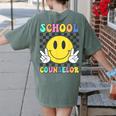 School Counselor Teacher Counseling Office School Guidance Women's Comfort Colors T-Shirt Back Print Moss School Counselor Teacher Counseling Office School Guidance Women's Comfort Colors T-Shirt Back Print Moss