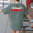 School Counselor Teacher Guidance Counseling For Men Women Kids Women's Comfort Colors T-Shirt Back Print Moss School Counselor Teacher Guidance Counseling For Men Women Kids Women's Comfort Colors T-Shirt Back Print Moss