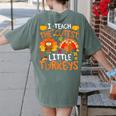 School Thankful I Teach The Cutest Little Turkeys Thanksgiving Teacher Women's Comfort Colors T-Shirt Back Print Moss School Thankful I Teach The Cutest Little Turkeys Thanksgiving Teacher Women's Comfort Colors T-Shirt Back Print Moss