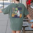 Science Teacher Halloween Shirt Zombie Chemistry Scientist Women's Comfort Colors T-Shirt Back Print Moss Science Teacher Halloween Shirt Zombie Chemistry Scientist Women's Comfort Colors T-Shirt Back Print Moss