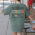 Science Teacher Periodic Table Jokes Chemistry Pun Women's Comfort Colors T-Shirt Back Print Moss Science Teacher Periodic Table Jokes Chemistry Pun Women's Comfort Colors T-Shirt Back Print Moss