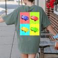 Scooter Physical Education PE Gym Teacher Women's Comfort Colors T-Shirt Back Print Moss Scooter Physical Education PE Gym Teacher Women's Comfort Colors T-Shirt Back Print Moss
