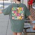 In My Second Grade Era Girl Back To School 2nd Grade Teacher Women's Comfort Colors T-Shirt Back Print Moss In My Second Grade Era Girl Back To School 2nd Grade Teacher Women's Comfort Colors T-Shirt Back Print Moss