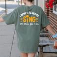Singer Musician Music Musical Teacher Singing Women's Comfort Colors T-Shirt Back Print Moss Singer Musician Music Musical Teacher Singing Women's Comfort Colors T-Shirt Back Print Moss