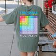 I Got Skills They'Re Multiplying Math Teacher Students Women's Comfort Colors T-Shirt Back Print Moss I Got Skills They'Re Multiplying Math Teacher Students Women's Comfort Colors T-Shirt Back Print Moss