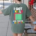 I Got Skills They'Re Multiplying Shirt Math Teacher Women's Comfort Colors T-Shirt Back Print Moss I Got Skills They'Re Multiplying Shirt Math Teacher Women's Comfort Colors T-Shirt Back Print Moss