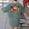 I Smell Children Witch Teacher Halloween Trick Or Teach Women's Comfort Colors T-Shirt Back Print Moss I Smell Children Witch Teacher Halloween Trick Or Teach Women's Comfort Colors T-Shirt Back Print Moss