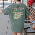 Social Studies Is Relevant History Teacher History Buff Women's Comfort Colors T-Shirt Back Print Moss Social Studies Is Relevant History Teacher History Buff Women's Comfort Colors T-Shirt Back Print Moss