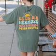 Spanish Multilingual Teacher Dual Languages Bilingual Women's Comfort Colors T-Shirt Back Print Moss Spanish Multilingual Teacher Dual Languages Bilingual Women's Comfort Colors T-Shirt Back Print Moss