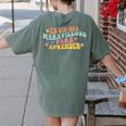Spanish Teacher Dual Language Bilingual Teacher Cute Preppy Women's Comfort Colors T-Shirt Back Print Moss Spanish Teacher Dual Language Bilingual Teacher Cute Preppy Women's Comfort Colors T-Shirt Back Print Moss