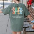 Special Education Sped Teacher Definition For Women & Men Women's Comfort Colors T-Shirt Back Print Moss