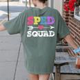 Special Education Squad Shirt SPED Squad Teacher's Day For Men Women Women's Comfort Colors T-Shirt Back Print Moss Special Education Squad Shirt SPED Squad Teacher's Day For Men Women Women's Comfort Colors T-Shirt Back Print Moss