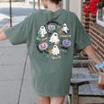 Special Education Teacher Halloween Pumpkin Ghost Inclusion Women's Comfort Colors T-Shirt Back Print Moss Special Education Teacher Halloween Pumpkin Ghost Inclusion Women's Comfort Colors T-Shirt Back Print Moss