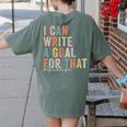 Special Education Teacher I Can Write A Goal For That Sped Women's Comfort Colors T-Shirt Back Print Moss Special Education Teacher I Can Write A Goal For That Sped Women's Comfort Colors T-Shirt Back Print Moss