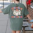 Specials Boo Crew Art Music Pe Tech Teacher Ghost Halloween Women's Comfort Colors T-Shirt Back Print Moss Specials Boo Crew Art Music Pe Tech Teacher Ghost Halloween Women's Comfort Colors T-Shirt Back Print Moss