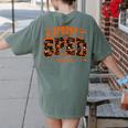 Sped Squad Team Special Education Teacher Halloween Women's Comfort Colors T-Shirt Back Print Moss Sped Squad Team Special Education Teacher Halloween Women's Comfort Colors T-Shirt Back Print Moss