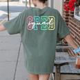 SPED Squad Team SPED Teacher Special Education Teacher Women's Comfort Colors T-Shirt Back Print Moss