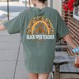 SPED Teacher Teacher Educator Magic Africa Proud Women's Comfort Colors T-Shirt Back Print Moss SPED Teacher Teacher Educator Magic Africa Proud Women's Comfort Colors T-Shirt Back Print Moss