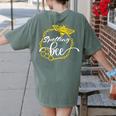 Spelling Bee Halloween Costume For Teachers Women's Comfort Colors T-Shirt Back Print Moss Spelling Bee Halloween Costume For Teachers Women's Comfort Colors T-Shirt Back Print Moss