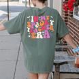 In My Spooky Teacher Era Halloween Teacher Back To School Women's Comfort Colors T-Shirt Back Print Moss In My Spooky Teacher Era Halloween Teacher Back To School Women's Comfort Colors T-Shirt Back Print Moss