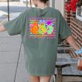 Spooky Teacher Halloween Ghost Fall Autumn Season Women Women's Comfort Colors T-Shirt Back Print Moss Spooky Teacher Halloween Ghost Fall Autumn Season Women Women's Comfort Colors T-Shirt Back Print Moss