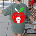 I Stand With Teachers Tshirt Women's Comfort Colors T-Shirt Back Print Moss I Stand With Teachers Tshirt Women's Comfort Colors T-Shirt Back Print Moss
