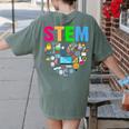 STEM Science Technology Engineering Math Teacher Women's Comfort Colors T-Shirt Back Print Moss STEM Science Technology Engineering Math Teacher Women's Comfort Colors T-Shirt Back Print Moss