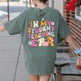 In My Student Teaching Era Back To School Teacher Team Women's Comfort Colors T-Shirt Back Print Moss In My Student Teaching Era Back To School Teacher Team Women's Comfort Colors T-Shirt Back Print Moss