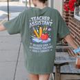 Superhero Sidekick Teaching Teach School Teacher Assistant Women's Comfort Colors T-Shirt Back Print Moss Superhero Sidekick Teaching Teach School Teacher Assistant Women's Comfort Colors T-Shirt Back Print Moss