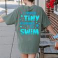 Swimming Teacher I Teach Tiny Humans To Swim Swim Instructor Women's Comfort Colors T-Shirt Back Print Moss Swimming Teacher I Teach Tiny Humans To Swim Swim Instructor Women's Comfort Colors T-Shirt Back Print Moss