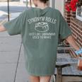 Synonym Rolls Book Lover English Teacher Grammar Women's Comfort Colors T-Shirt Back Print Moss Synonym Rolls Book Lover English Teacher Grammar Women's Comfort Colors T-Shirt Back Print Moss