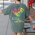 It Takes A Big Heart To Shape Little Minds Teacher Student Men Women Kids Women's Comfort Colors T-Shirt Back Print Moss It Takes A Big Heart To Shape Little Minds Teacher Student Men Women Kids Women's Comfort Colors T-Shirt Back Print Moss