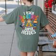 I Teach 2nd Grade Superheroes Back To School Teacher Men Women Girls Kids Women's Comfort Colors T-Shirt Back Print Moss I Teach 2nd Grade Superheroes Back To School Teacher Men Women Girls Kids Women's Comfort Colors T-Shirt Back Print Moss
