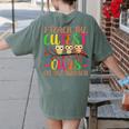 I Teach The Cutest Owls Christmas Or Teachers Day Women's Comfort Colors T-Shirt Back Print Moss I Teach The Cutest Owls Christmas Or Teachers Day Women's Comfort Colors T-Shirt Back Print Moss