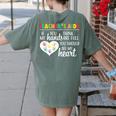 Teacher Aide Appreciation Cute Heart Tee For Women Women's Comfort Colors T-Shirt Back Print Moss Teacher Aide Appreciation Cute Heart Tee For Women Women's Comfort Colors T-Shirt Back Print Moss