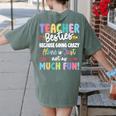 Teacher Besties Matching Teacher Besties Women's Comfort Colors T-Shirt Back Print Moss Teacher Besties Matching Teacher Besties Women's Comfort Colors T-Shirt Back Print Moss