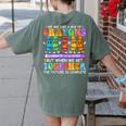 Teacher We Are Like A Box Of Crayons Back To School Men Women Kids Women's Comfort Colors T-Shirt Back Print Moss Teacher We Are Like A Box Of Crayons Back To School Men Women Kids Women's Comfort Colors T-Shirt Back Print Moss