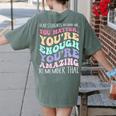 Teacher Dear Students Behind Me 1st Day Of School On Back Women's Comfort Colors T-Shirt Back Print Moss Teacher Dear Students Behind Me 1st Day Of School On Back Women's Comfort Colors T-Shirt Back Print Moss