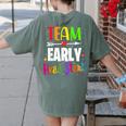 Teacher Early Childhood Education Preschool Head Start Crew Women's Comfort Colors T-Shirt Back Print Moss Teacher Early Childhood Education Preschool Head Start Crew Women's Comfort Colors T-Shirt Back Print Moss